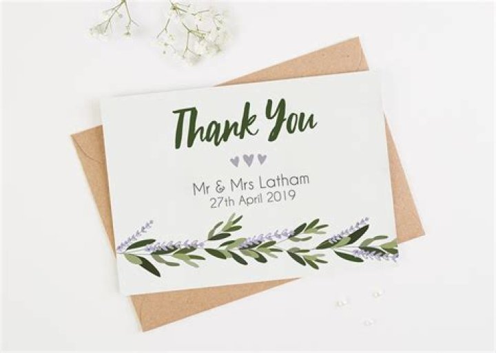 Are thank you cards necessary?