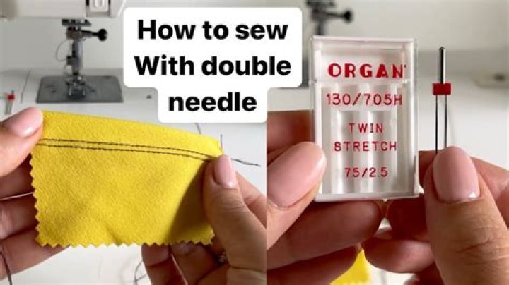 Can any sewing machine use a double needle?