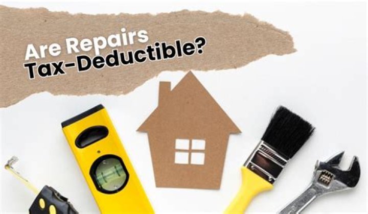 Can home repairs be tax deductible?