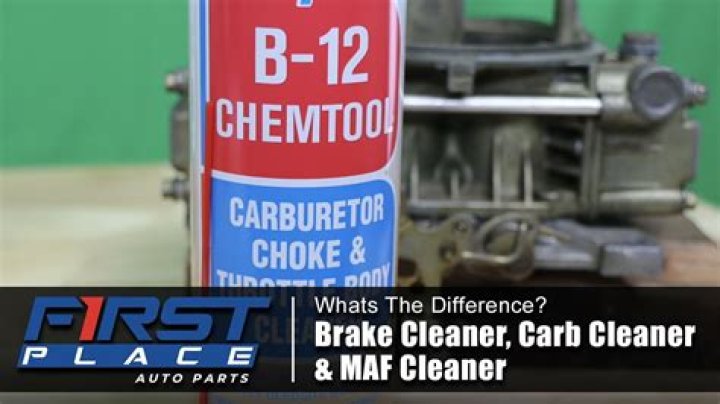 Can I use brake cleaner to clean MAF?