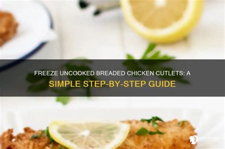 Can you freeze uncooked breaded chicken?