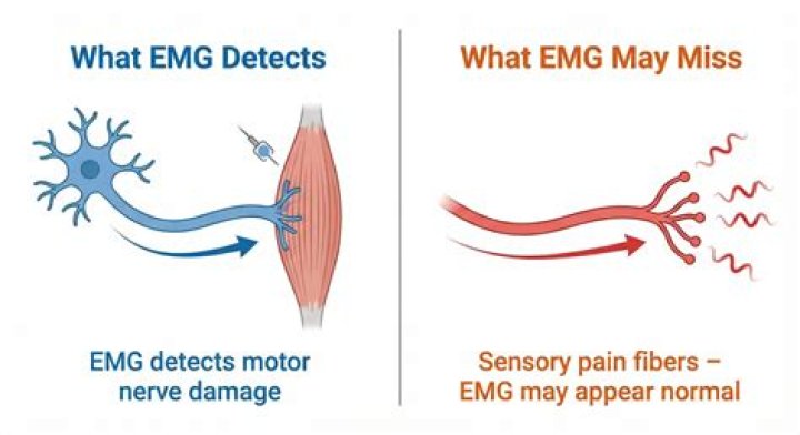 Can you have a normal EMG and still have nerve damage?