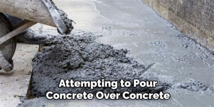 Can you pour concrete over terrazzo?