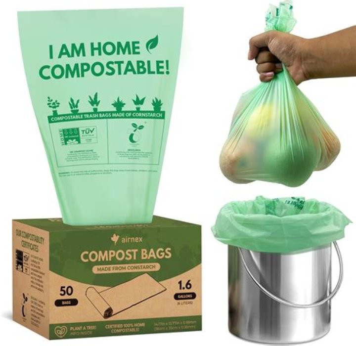 Can you put biodegradable bags in green bin?