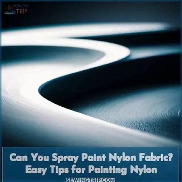 Can you spray paint nylon?