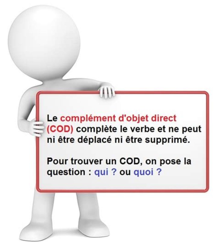 Comment reconnaître le complément d'objet direct ?