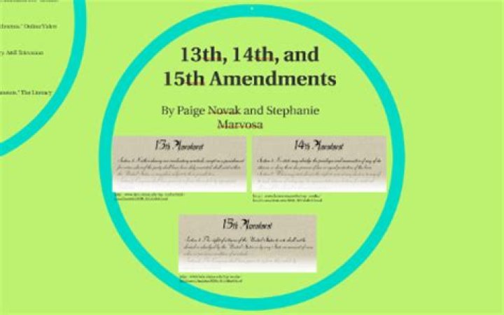 How are the 14th and 15th Amendments different?