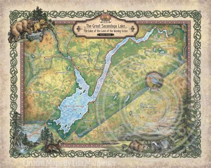 How big is the Great Sacandaga Lake?