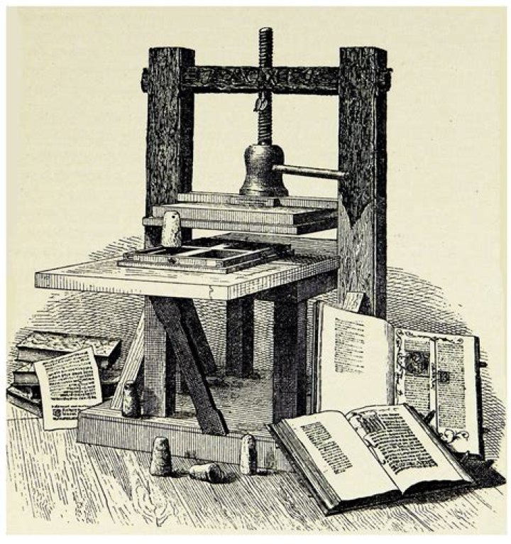 How did the invention of the printing press influence the Renaissance ideas?