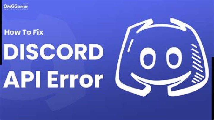 How do I fix an API error?