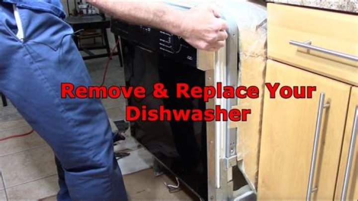 How do I get rid of an old dishwasher?