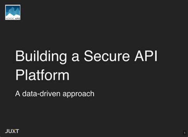 How do I make a secure API?