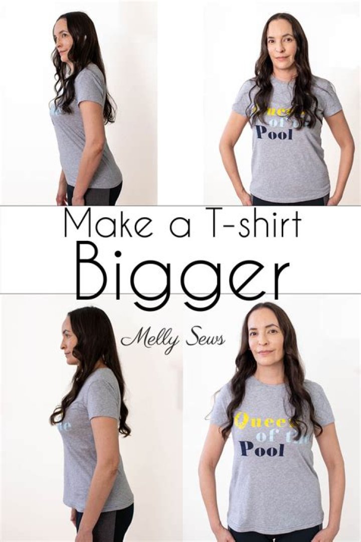 How do I make a small shirt bigger?