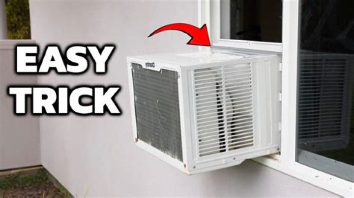 How do I make my window air conditioner fit?