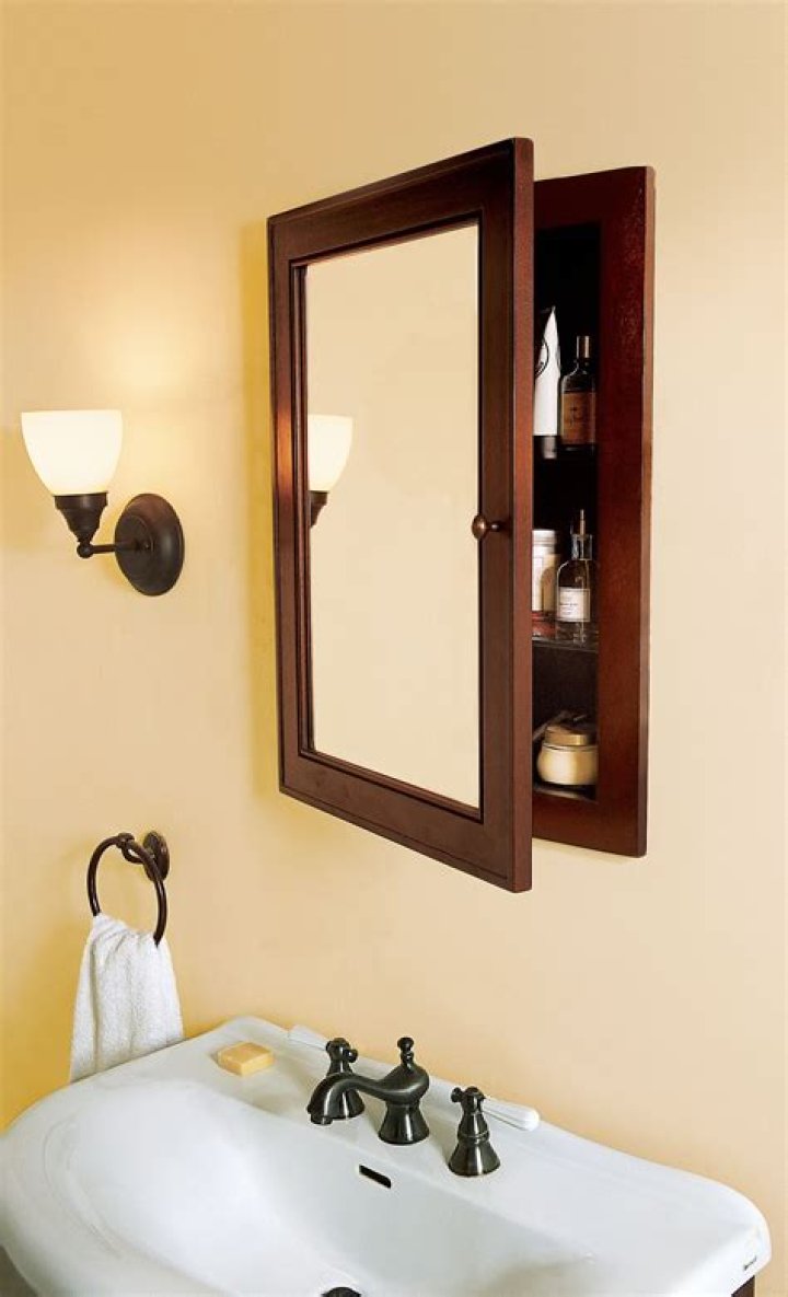 How do I measure for a replacement medicine cabinet?