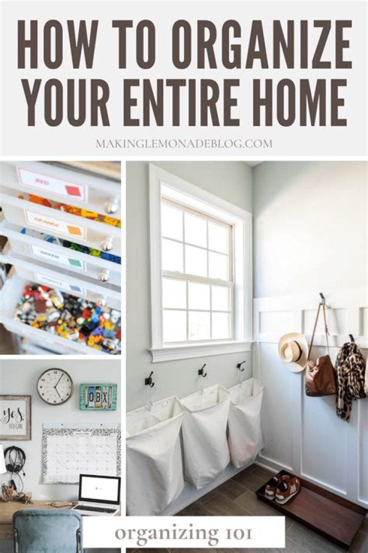 How do I organize my house with small storage?