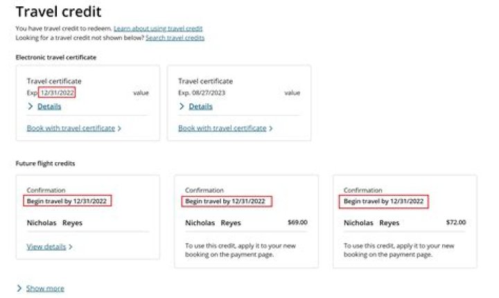 How do I redeem my United flight credit?