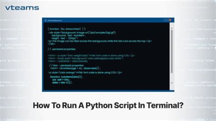 How do I run a Python script in Terminal Mac?
