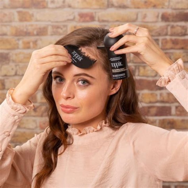 How do you apply toppik to hairline?