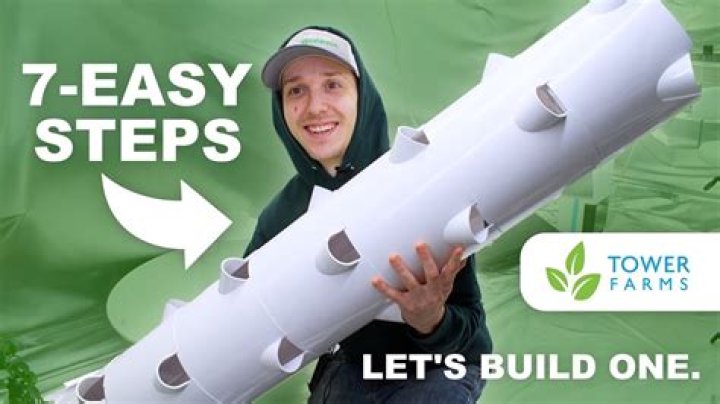 How do you build a tower garden?