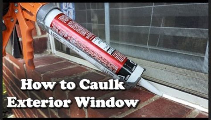 How do you caulk exterior?