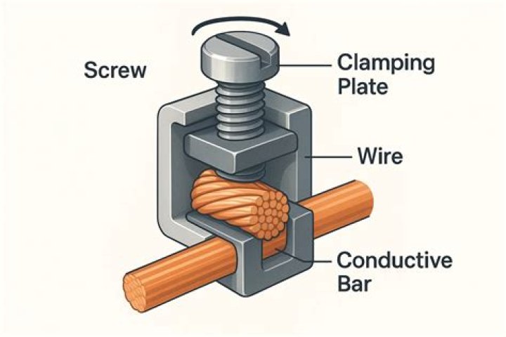 How do you connect screw terminals?