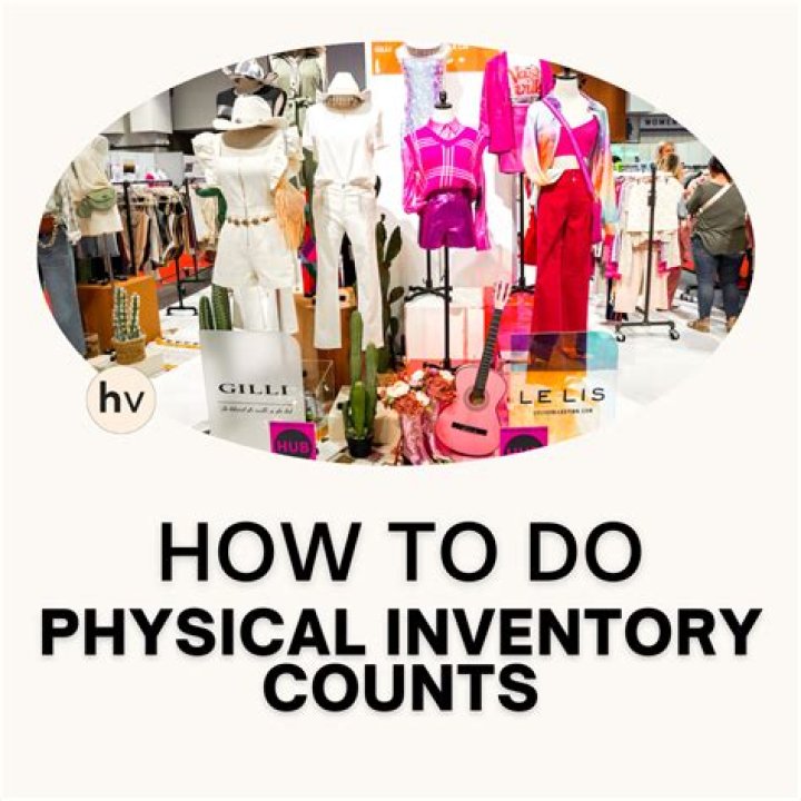 How do you do physical inventory?