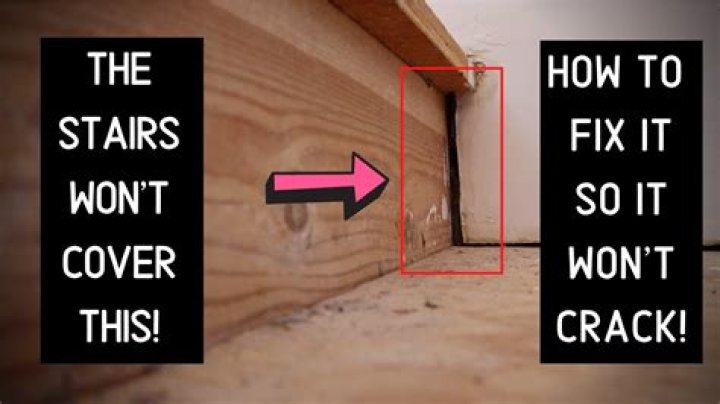 How do you fill gaps around a beam?