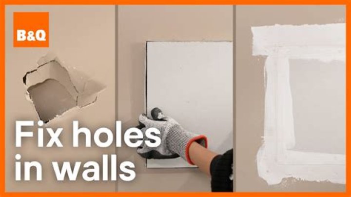 How do you fix a hole in plaster wall?