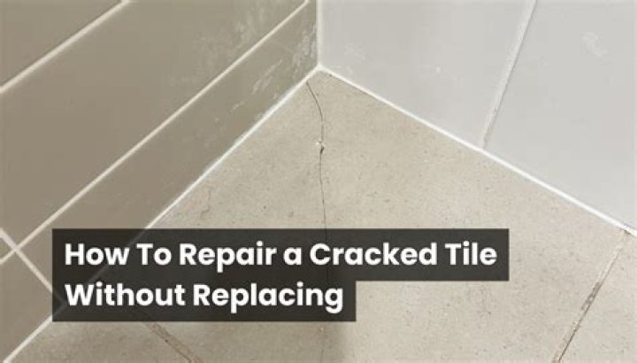 How do you fix cracked subway tiles?