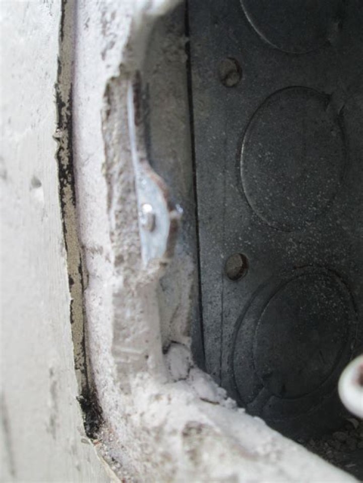How do you get a broken screw out of the electrical box?