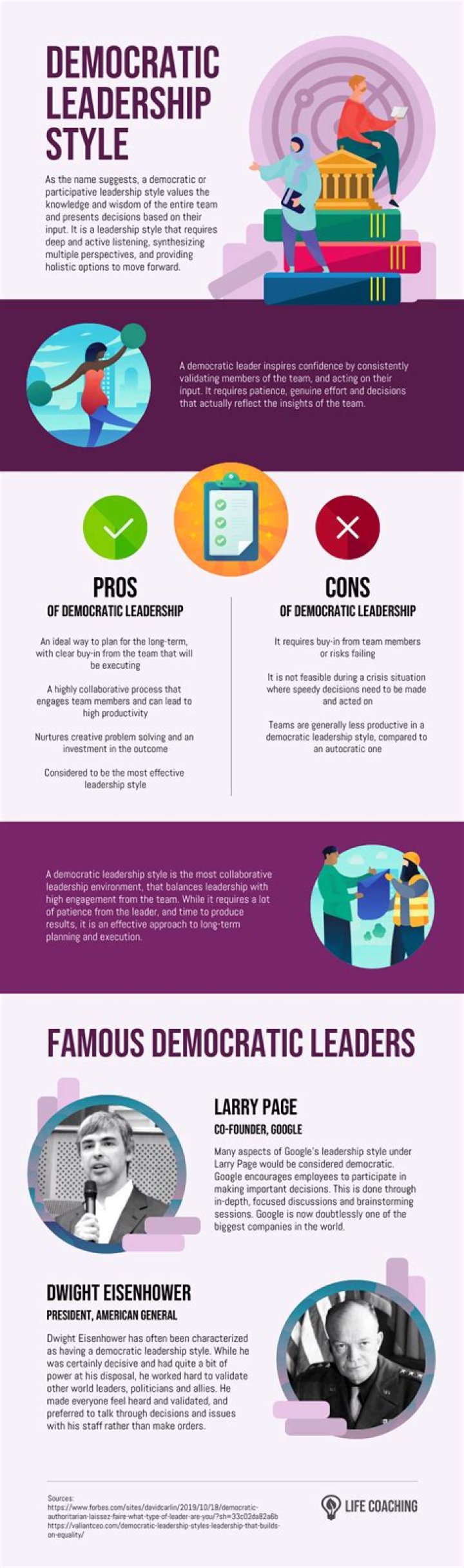 How do you implement democratic leadership style?