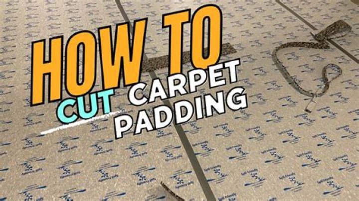 How do you install carpet padding?