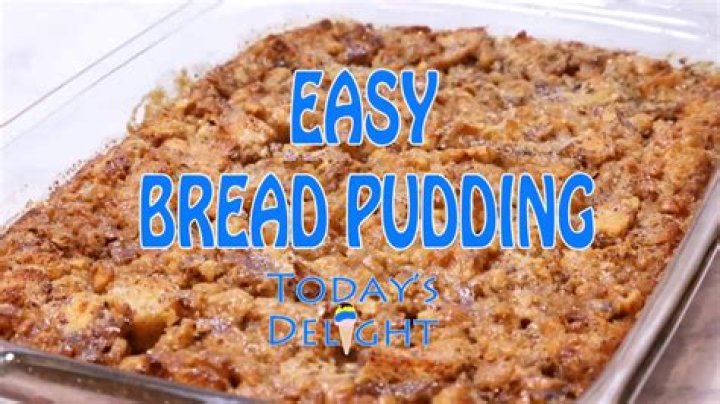 How do you know if bread pudding is done?