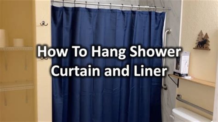 How do you make a shower curtain into a rug?
