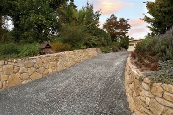 How do you make a sloped path?