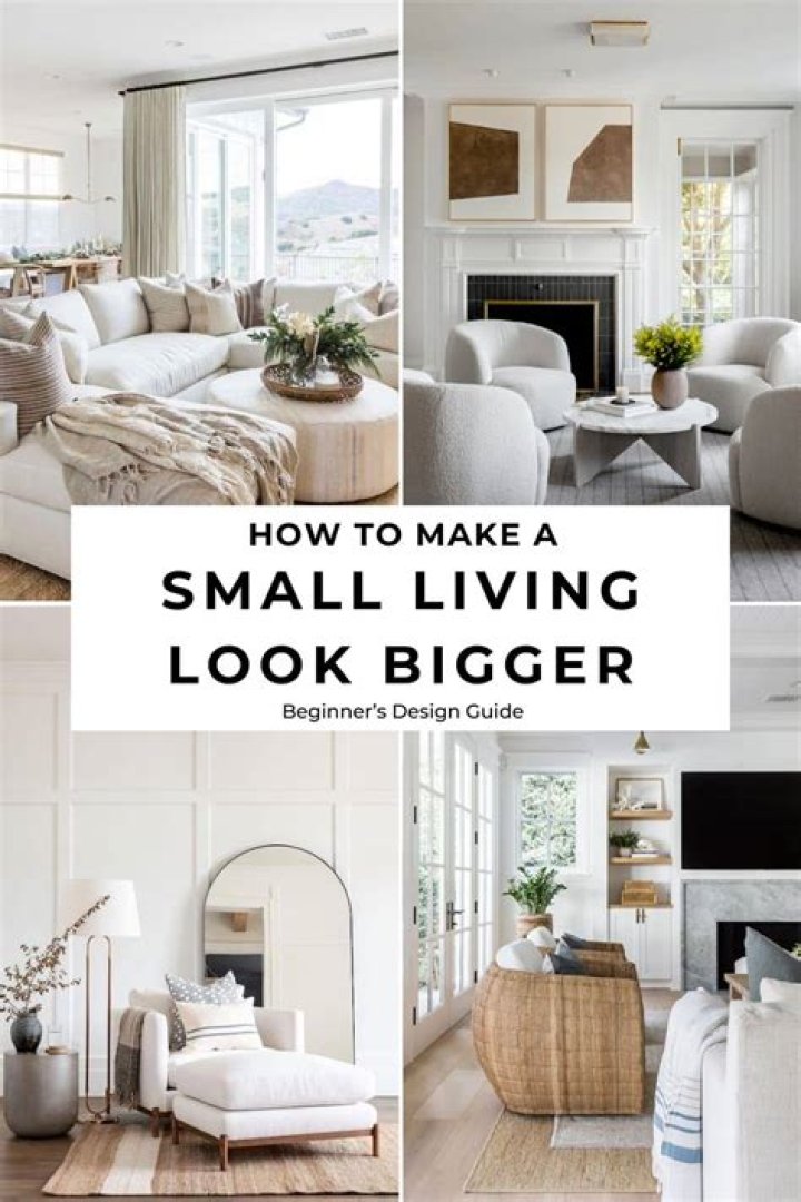 How do you make a small flat look bigger?