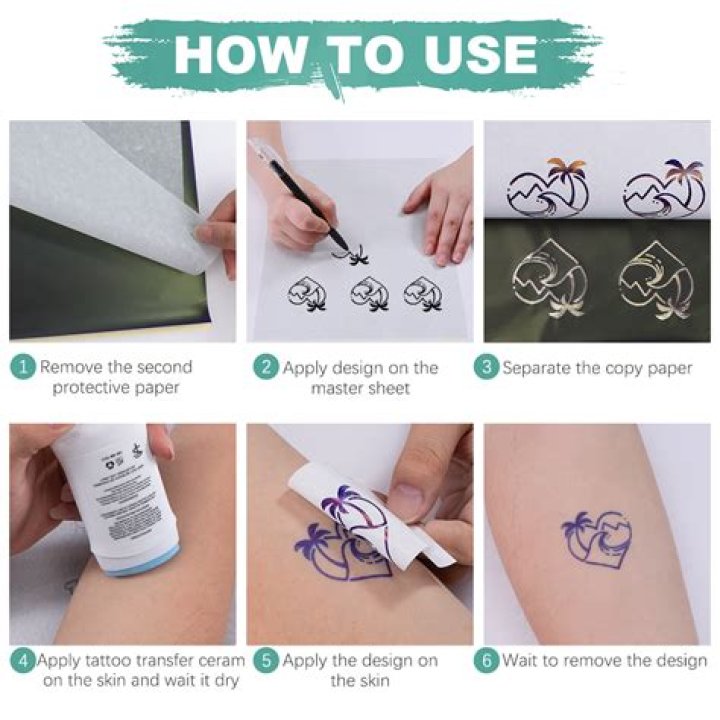 How do you make a temporary tattoo with baby powder and hairspray?