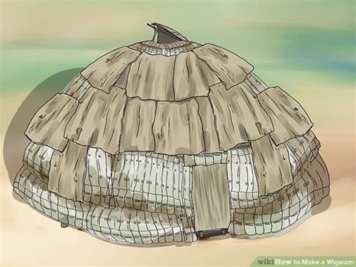 How do you make a wooden wigwam?