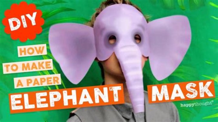 How do you make an elephant out of paper mache?