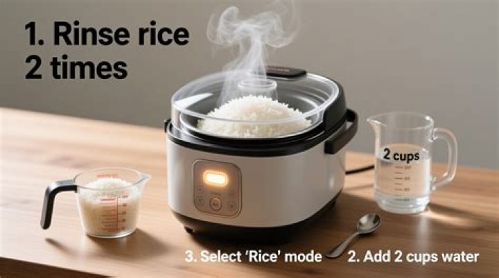 How do you make white rice in an Aroma rice cooker?
