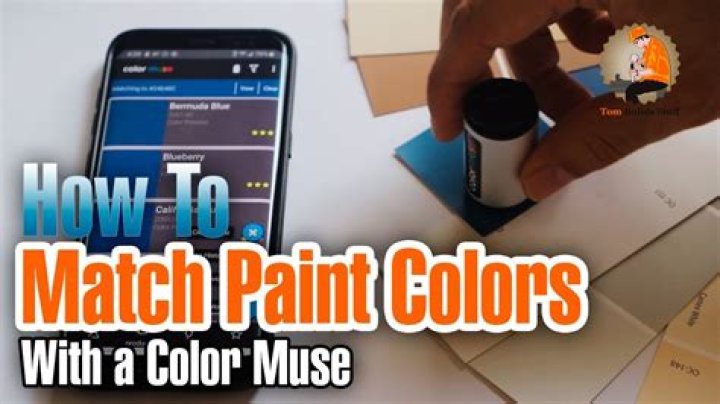 How do you match a paint sample?