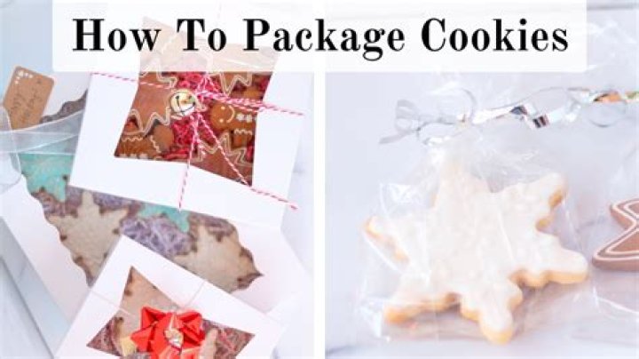 How do you package cookies?
