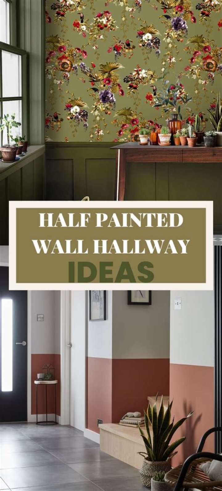 How do you paint the bottom half of a wall?