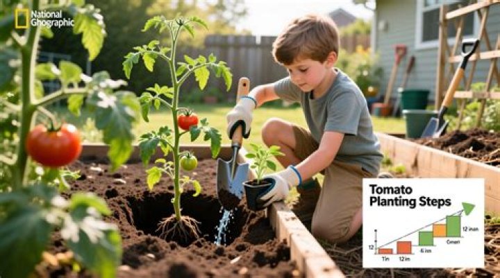 How do you plant a tomato?