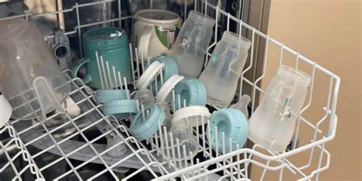 How do you put baby bottles in the dishwasher?
