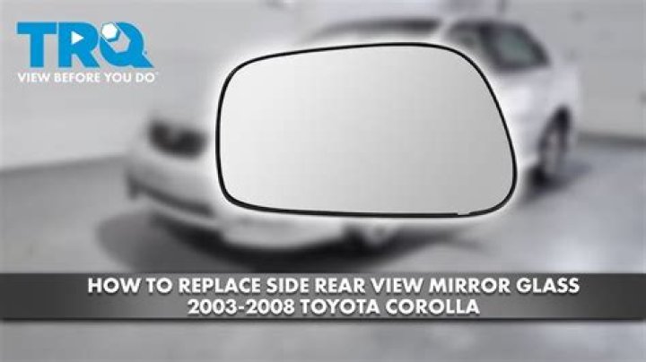 How do you remove a Toyota side mirror?