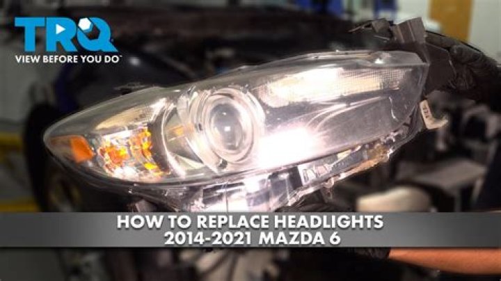 How do you remove the headlight on a 2005 Mazda 6?
