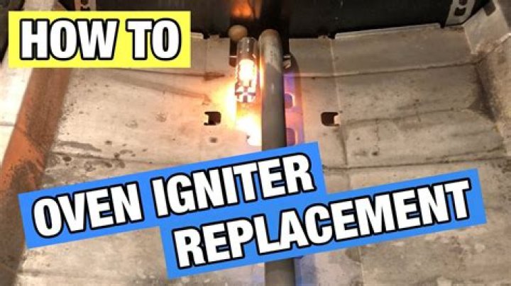 How do you replace the igniter on a Kenmore oven?