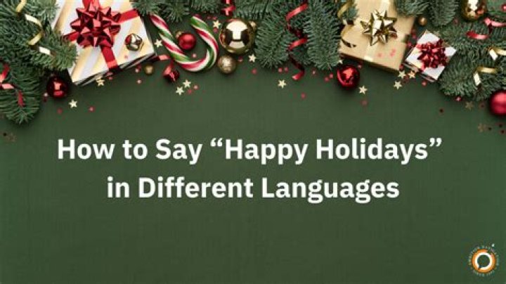 How do you say Happy Holidays in/sign language?